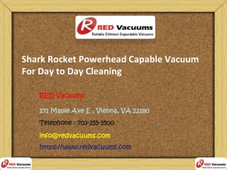 Shark Rocket Powerhead Capable Vacuum For Day to Day Cleaning