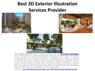 Best 3D Exterior Illustration Services Provider