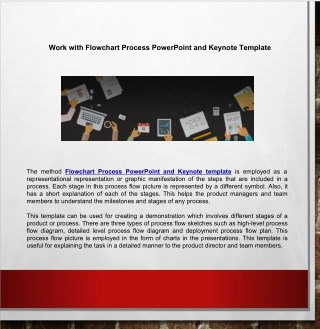 Work with Flowchart Process PowerPoint and Keynote Template