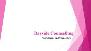 Psychological Counselling Treatments For Depression - Bayside Counselling