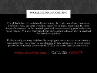 Social Media Marketing Companies, Facebook Digital Marketing Singapore