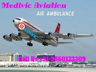 Medivic Aviation ICU Air Ambulance from Patna to Delhi