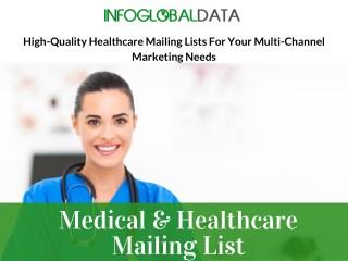 Medical and Healthcare Mailing List