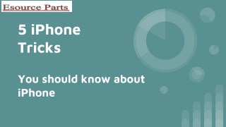 5 iPhone Tricks You should know about iPhone
