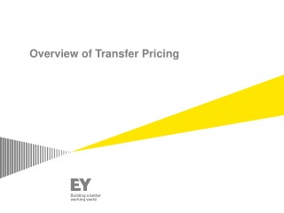 Overview of Transfer Pricing in India - EY India