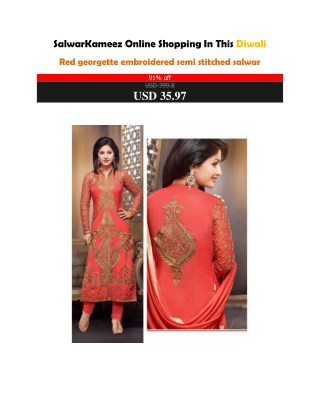 Salwar Kameez Online Shopping In This Diwali