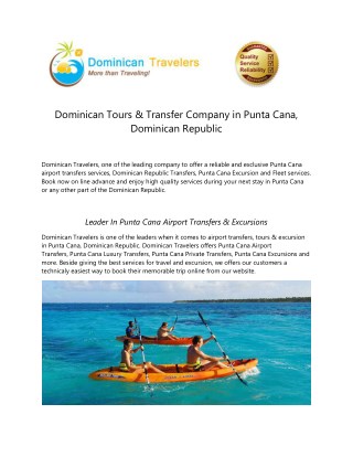 punta cana tours