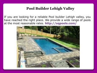 Pool Builder Montgomery County