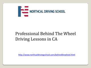 Professional Behind The Wheel Driving Lessons in CA