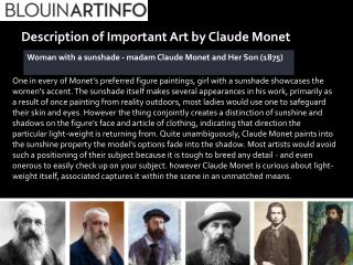 Description of Important Art by Claude Monet