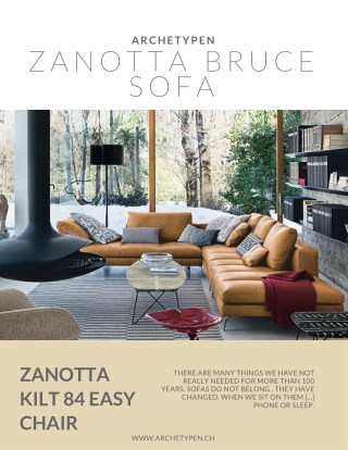 Zanotta Bruce Sofa 1335 Palomba