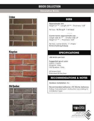 Trust Impex Stone for Quality Decorative Bricks!