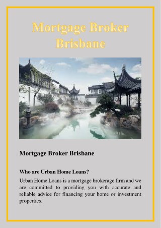 Mortgage Broker Brisbane