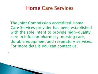 Home Care Services