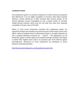 complement system