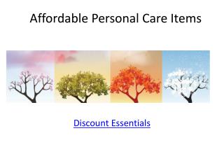 Affordable Personal Care Items