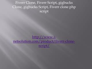 Fiverr Clone, Fiverr Script, gigbucks Clone, gigbucks Script, Fiverr clone php script