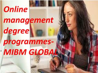MIBM GLOBAL Online management degree program to MIBM GLOBAL