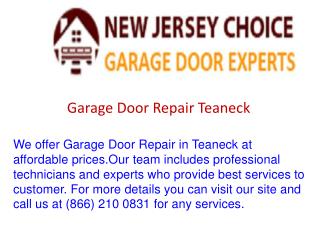 Garage Door Repair Teaneck