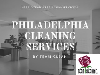 Philadelphia cleaning services