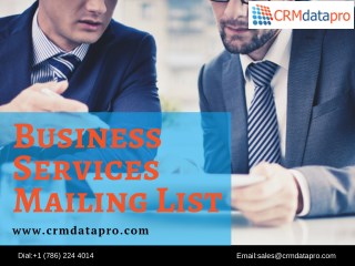 Business Services Mailing List