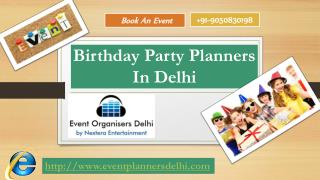 Birthday Party Planners in Delhi