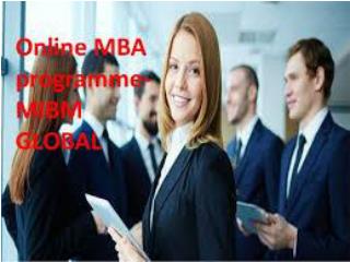 Online MBA programmes-MIBM GLOBAL