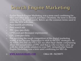 SEO Consultants, SEO specialist in Singapore, SEO Analyst, Search Engine Marketing