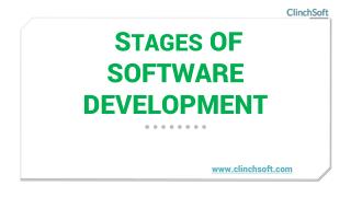 Stages of Software Development