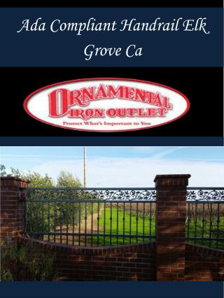 Ada Compliant Handrail Elk Grove Ca