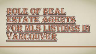 Reasons Why you Put Your Property’s Name on the MLS listings