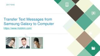 Transfer Text Messages from Samsung Galaxy to PC/Computer