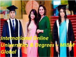 nternational Online Universities & Degrees Noida and Delhi