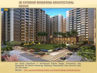 3D Exterior Rendering Architectural Design