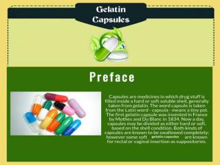 Gelatin Capsules Manufacturers in Delhi