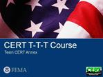 Pre-test Introductions Name CERT program Experience teaching adolescents Expectations