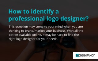 How to identify a professional logo designer?