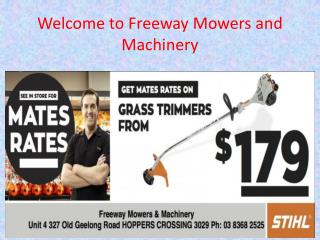 Lawn mowers for unique products