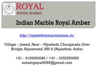 Indian Marble Royal Amber