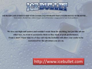 Melted Ice in Your Cooler | Ice Bullet