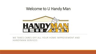 Get the best handyman in London