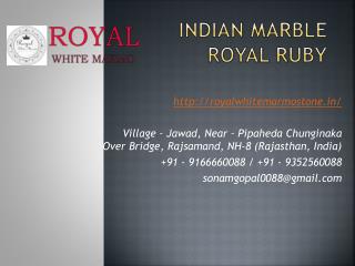 Indian Marble Royal Ruby