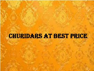 Churidars At Best Price