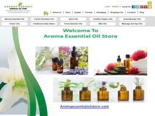 Find best Essential oils @ Aroma Essential oil Store
