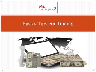 Basics Tips For Trading