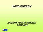 WIND ENERGY