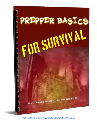 Prepper Basics For Survival