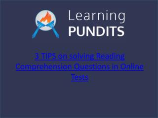 Tips on Answering Questions Related To Reading Comprehensions