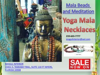 Mala beads and meditation