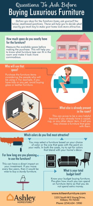Questions To Ask Before Buying Luxurious Furniture